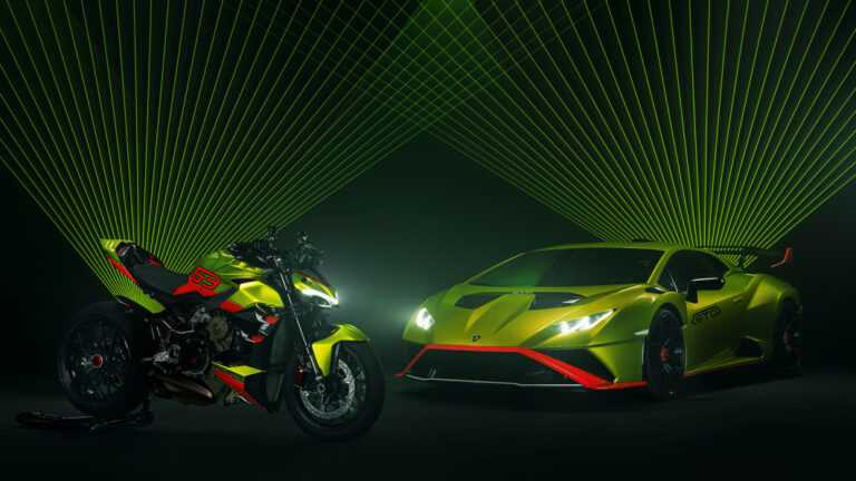 Ducati Streetfighter V4 Lamborghini es un mashup italiano de dos ruedas
